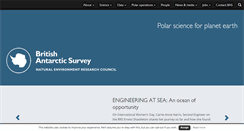Desktop Screenshot of antarctica.ac.uk