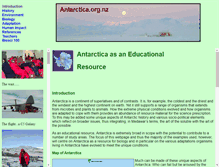 Tablet Screenshot of antarctica.org.nz